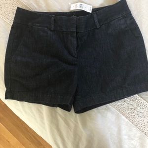 Navy denim Loft shorts
